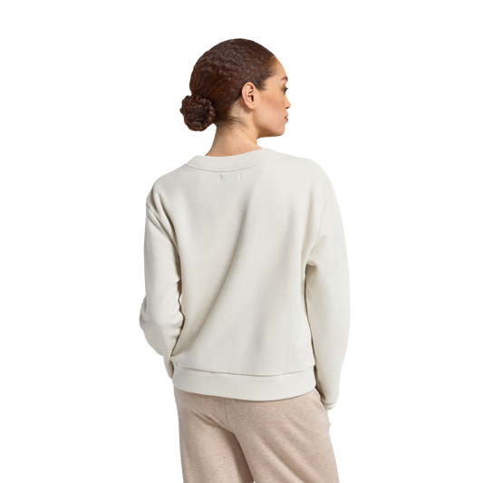 Women's Merino Blend Sweatshirt - Natural White