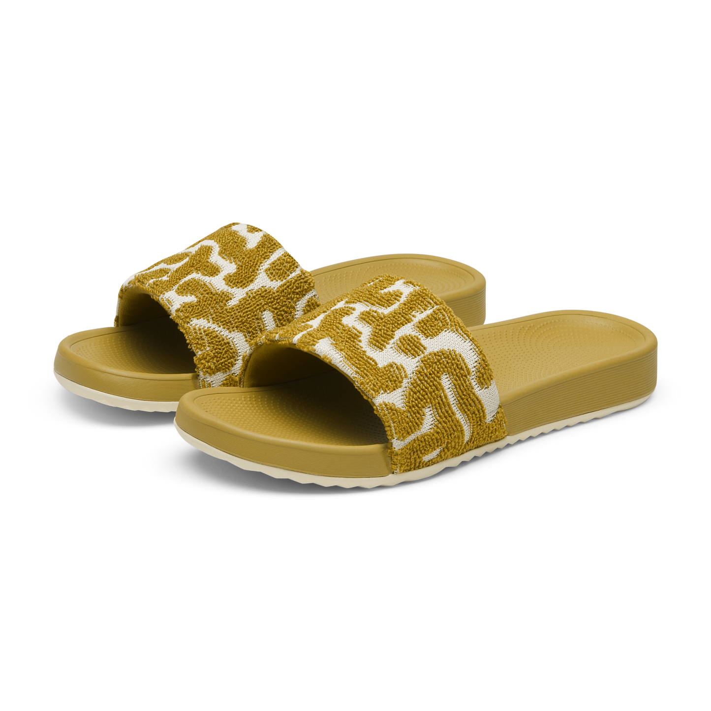 Women's Allbirds Slide Terry - Ochre/Warm White (Ochre Sole)