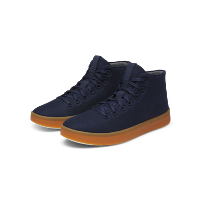 Men's Wool Cruiser Mid Select - Deep Navy (Gum Sole)