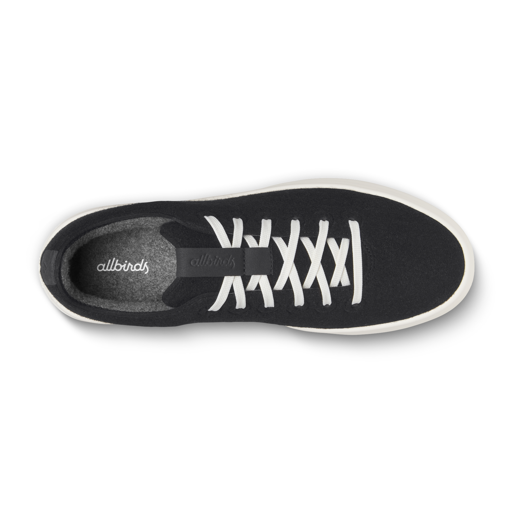 Women's Wool Cruiser - Natural Black (Natural White Sole)