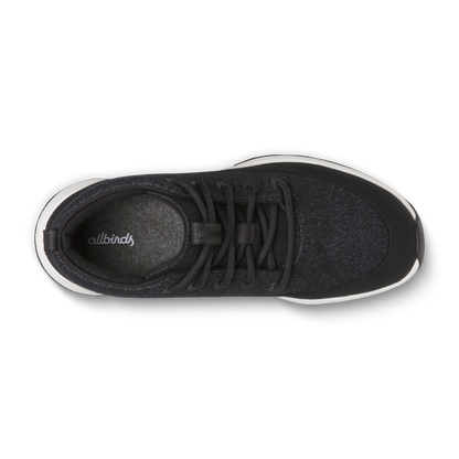 Women's Wool Runner NZ Mid Waterproof - Natural Black (Natural White Sole)