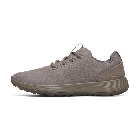 Women's Wool Runner NZ Waterproof - Weathered Brown (Weathered Brown Sole)