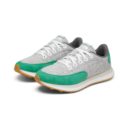 Men's Varsity Jersey - Light Grey/Verdant Green (Blizzard Sole)