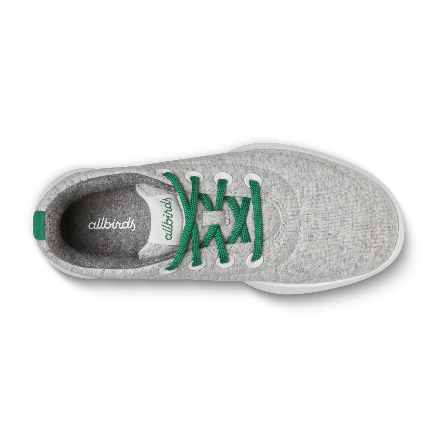 Women's Runner NZ Jersey - Light Grey/Verdant Green (Blizzard Sole)