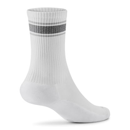 Anytime Crew Sock - Blizzard, Natural Grey Heather (Light Grey Sole)