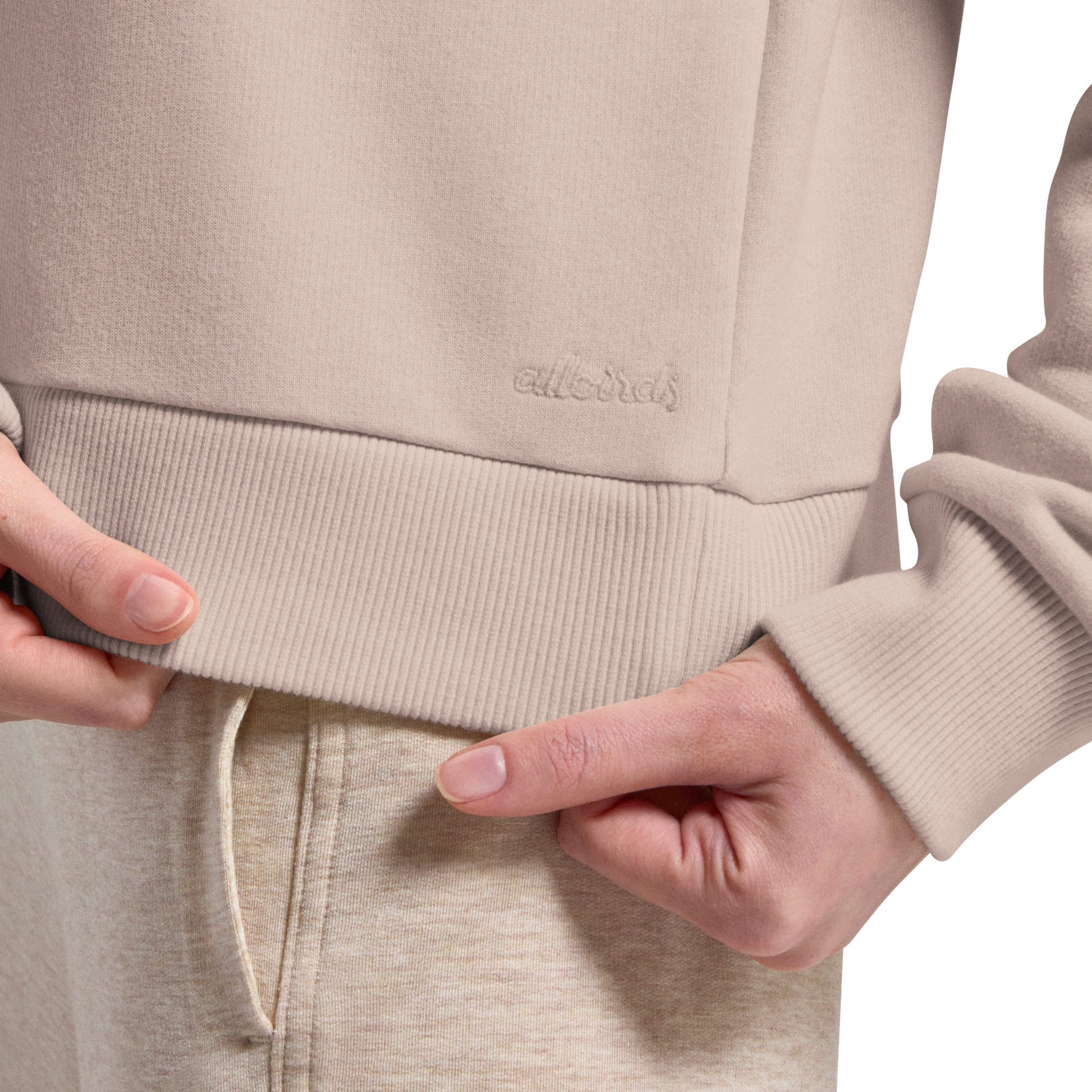 Women's Merino Blend Sweatshirt - Mushroom