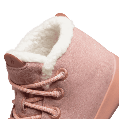 Men's Wool Runner-up Mizzle Fluffs - Calm Coral (Calm Coral Sole)